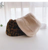 Winter Hat for Kids Faux Fur Bucket Hat for Girls Boys Cap Children Warm Baby Hat Kids Accessories 2-5Y