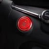 Car Engine Ignition Start Stop Button Switch Ring Cover Sticker for Mazda 3 Axela BP CX-30 DM Accessories 2020 2021 2022 2023