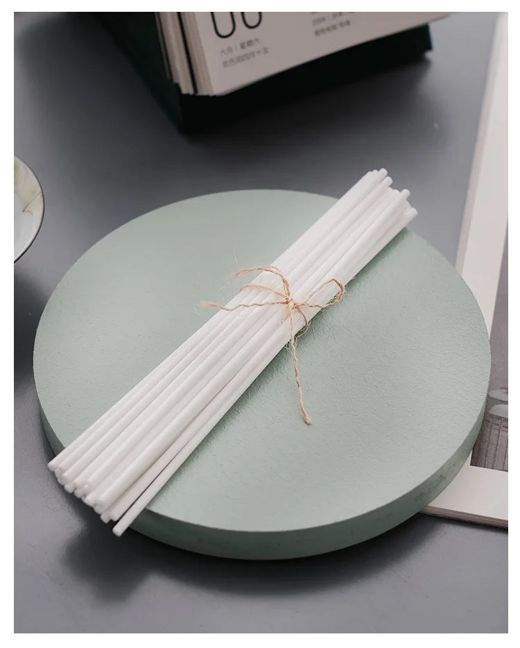 50pcs 3mm/4mm/5mm Fragrance Oil Sticks Reed Diffuser Aromatherapy Diffuser Replacement Sticks Perfume Rods Fiber Rattan Sticks