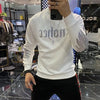 Rhinestone Style Winter Trend Men Hoodie High Quality Pure Cotton Hoody Casual Fashion Pullover Hot-Selling Tops