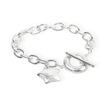 Load image into Gallery viewer, DOTEFFIL 925 Sterling Silver Star TO buckle Charm Bracelets Chain For Women Fashion Wedding engagement Fine Jewelry
