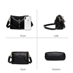 Load image into Gallery viewer, Genuine Leather Bags For Women Casual Simple Small Women's Handbags High Quality Natural Cowskin Female Shoulder Crossbody Tote
