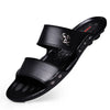 Casual Famous Brand  Men Sandals Shoes Slippers Summer Flip Flops Beach Shoes for men Leather Sandalias Zapatos hombre