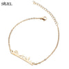 SMJEL Skyline UK London Bridge Bracelets Women Stainless Steel Gold Color Statement England Cityscape Paris Eiffel Tower Bracele