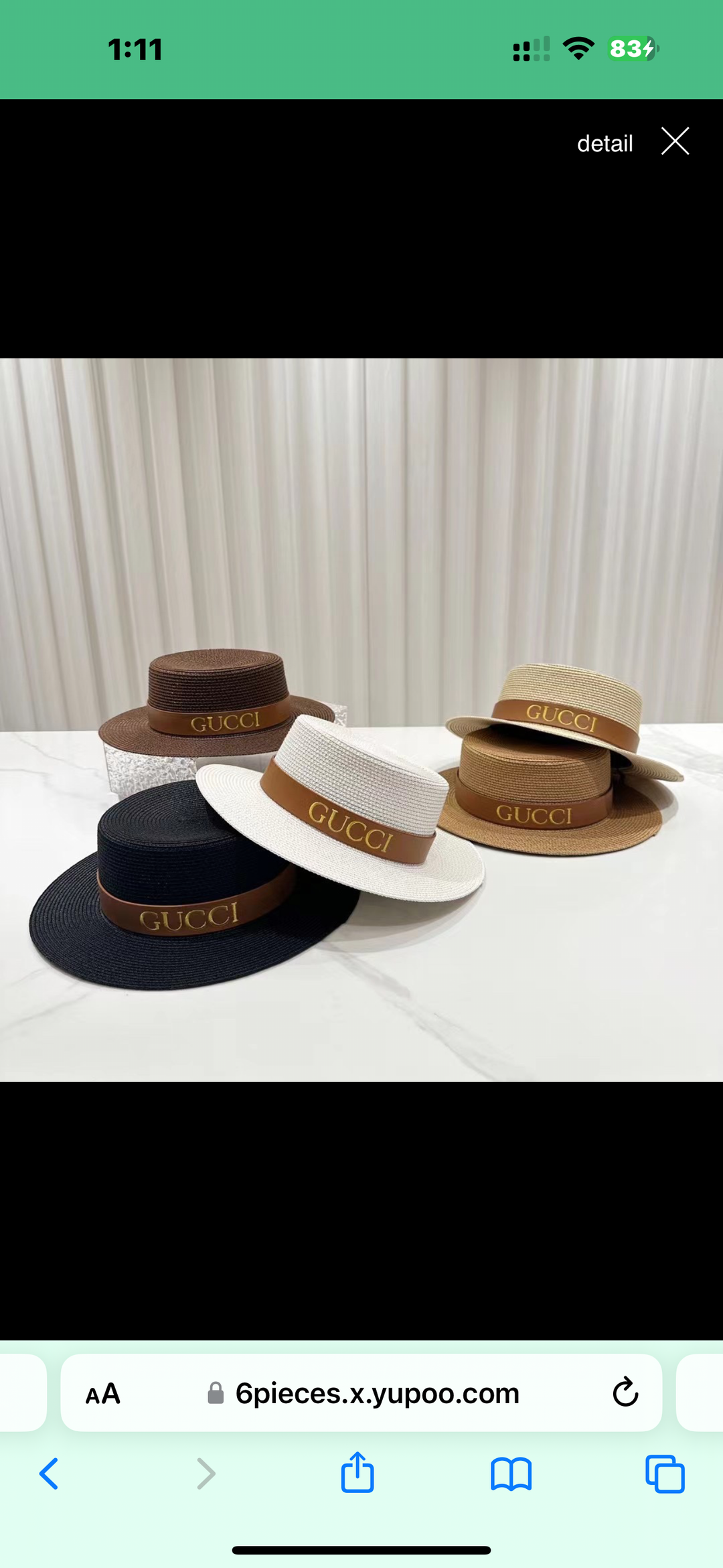 luxury hat
