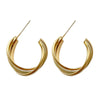 Accessible Luxury Hong Kong Style Best Selling Fancy Women's Metal Earrings