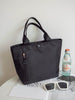 Large Capacity Waterproof Pure Color Casual Handbag