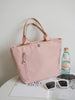 Large Capacity Waterproof Pure Color Casual Handbag