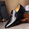 Mens PU Leather Shoes Luxury Crocodile Pattern Men Business Dress Shoes Casual Social Shoe Male Wedding Footwear Zapatos Hombre