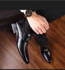 Mens PU Leather Shoes Luxury Crocodile Pattern Men Business Dress Shoes Casual Social Shoe Male Wedding Footwear Zapatos Hombre