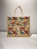 Linen Bag Women's Handbag 24 New Cartoon Pooh Large Capacity Totes Work Work Clothing Canvas Reticule