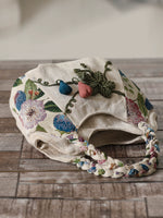 Load image into Gallery viewer, Ethnic Style Hand-Woven Multi-Sandwich Zip Canvas Bag
