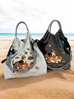 Load image into Gallery viewer, High round Nylon Eco-friendly Bag Crossbody Bag Satchel Embroider
