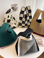 Load image into Gallery viewer, Large Capacity Women's Knitting Niche Style Handbag
