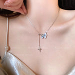 Load image into Gallery viewer, Niche Style Tassel Girls' Clavicle Chain Sweet Cool Sexy Pearl
