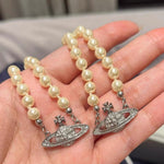 Load image into Gallery viewer, Female Pin Three-Dimensional Pearl Necklace

