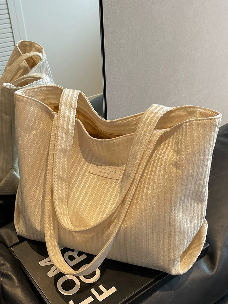 Fashion One Shoulder School Bag for College Students Tote Bag