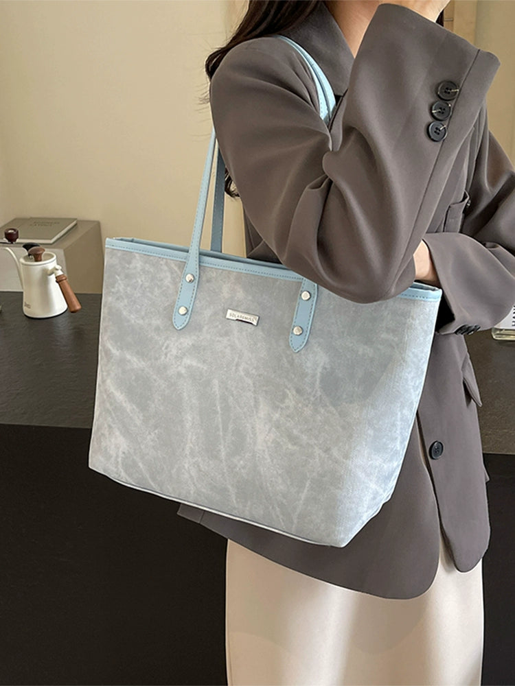 Fancy Tote Bag Women's Large Capacity Bag Women's 2024 New Arrival Fashion Shoulder Bag Summer Work Clothing Handbag