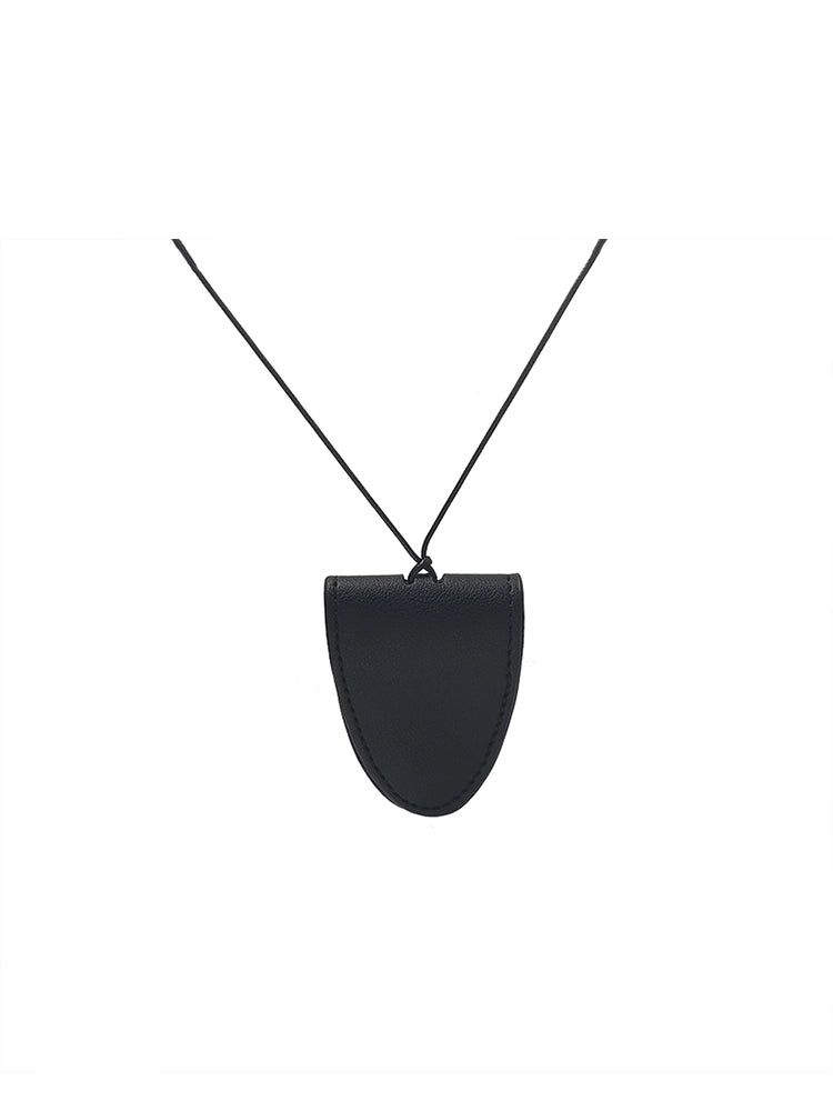 Halterneck Magnetic Multi-Functional Leather Sunglasses Clip Necklace