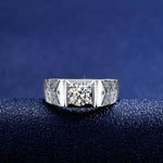 Load image into Gallery viewer, Men Domineering Artificial Diamond Ring Wedding Scene Props Couple Ring Men and Women Fake Diamond Ring Exchange Ceremony
