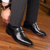 Mens PU Leather Shoes Luxury Crocodile Pattern Men Business Dress Shoes Casual Social Shoe Male Wedding Footwear Zapatos Hombre