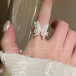 Load image into Gallery viewer, Niche Style Colorized Butterfly Women Index Finger Ring Summer Zircon
