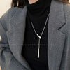 Cold Style Minimalist Women's Autumn and Winter Long Sweater Chain Water Drop