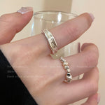 Load image into Gallery viewer, Niche Style Women's Summer Opening Adjustable Ring Pearl
