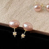 Accessible Luxury Steamed Bread 925 Silver Needle Niche Style Pearl Stud Earrings