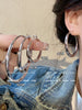 Cold Style Waltz Metal Simple Bracelet Female Niche Style Ear