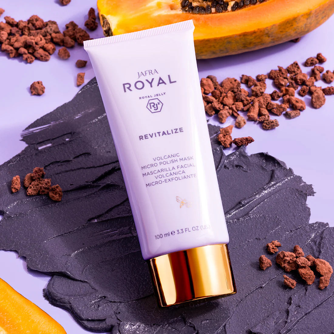Jafra royal revitalize volcanic micro polish mask