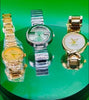 Trio of Designer-Inspired Crystal Bezel Watches