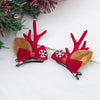 New Year Christmas Hair Pin Children Barrettes Bow Deer Santa Claus Kids Christmas Headwear Girls Kids Hair Accessories