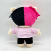 In Stock Travis Scott LIL PEEP Plush Anime Plush Toy Doll with Pink Clothes Necklace Stuffed Soft Plush Toys Fans Collect Gifts