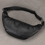Load image into Gallery viewer, Big Waist Bag Mens Leather Belt Pounch Anti-theft Waist Pack Fanny Pack Bum Bag Belt Waist Pouch Chest Bag For Male leather Bag
