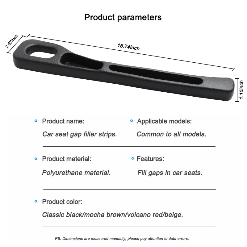 Car Seat Gap Filler Side Seam Plug Strip Leak-proof Filling Strip For All Car Model Wallet Phone Holder Car Accessories