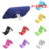 1~10PCS Smile Portable Mini Desktop Stand Table Cell Phone Holder For Mobile Phone Accessories