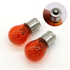 2pcs Auto Light Accessories Universal Car Turn Signals Lights Car 1156 12V 21W Lamps Replaceable Car Orange Reverse Bulbs