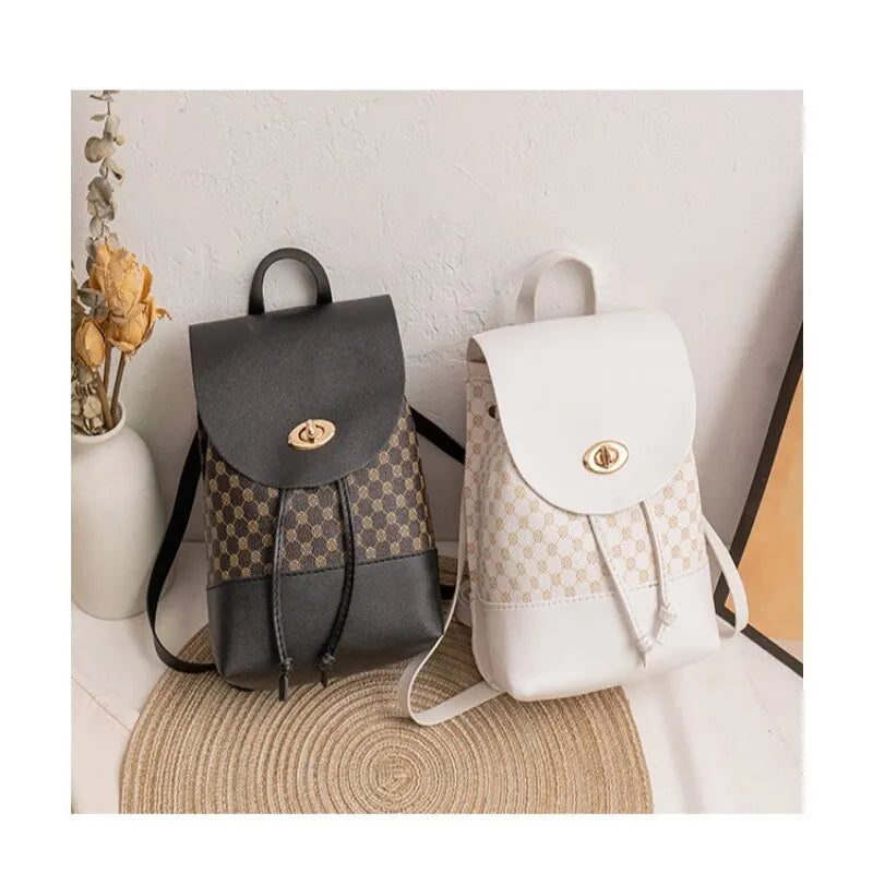 Travel Backpack for Women Mini Cute Purse and Shoulder Bag PU Leather