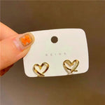 Load image into Gallery viewer, Quality Cute Heart Earrings For Women Jewelry Female Stud Earring Female Party Accessories Charm Princess 2022
