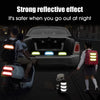 Car Door Reflective Sticker Safety Auto Door Opening Warning Reflector Tape Auto Accessory Exterior Interior Reflector Sticker