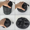 Black Car Trash Can Pack Bag Waterproof Car Trash Bag for Little Leak Proof Cooler Bag- Car Garbage Bag with Side Pocket Zr