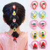 10Pcs/Set New Cute Cartoon Headbands Girls Elastic Hair Bands Hair Accessories for Kids Scrunchies Headwear Ornaments Gift