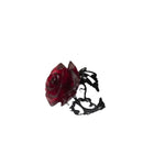 Load image into Gallery viewer, Retro Goth Style Red Rose Opening Rings for Women Punk Personality Crystal Flower Hollow Finger Ring Hip Hop Rock Party Jewelry
