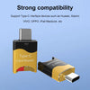 Type C To Micro-SD TF Card Reader Adapter For iPhone Xiaomi Samsung Huawei OTG Smart Memory Card Reader Aluminum Flash Drive