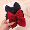 2 Pcs/lot Cute Solid Cotton Hair Bows With Clip For Girls Hair Clips Handmade Hairpins Barrettes Headwear Kids Hair Accessories