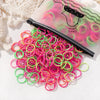 100pcs/Bag Elastic Hair Bands Girls Baby Durable Hair Accessories Child Hair Ring Head Rope Scrunchies Headwear Wholesale Gift