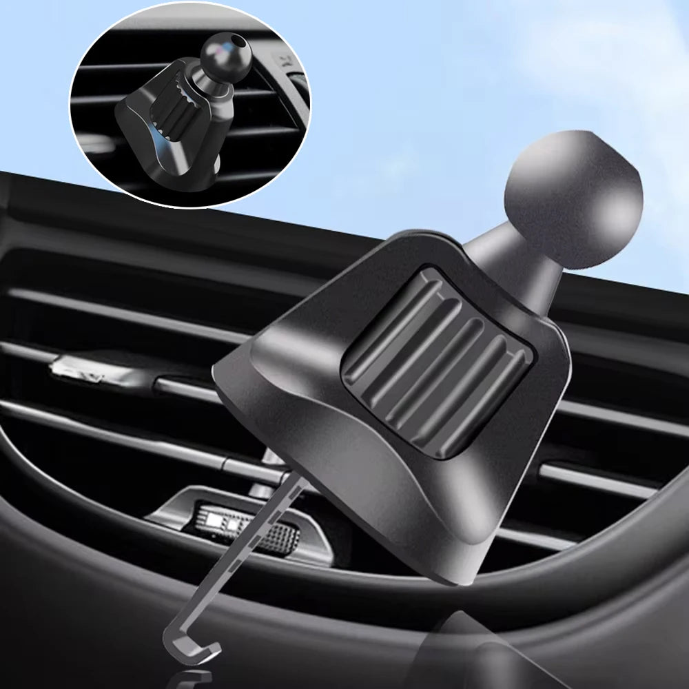 Car Air Vent Clip Mount 17/15mm Ball Head Base for Car Mobile Phone Holder Car Air Outlet Hook Stand for Cellphone GPS Bracket