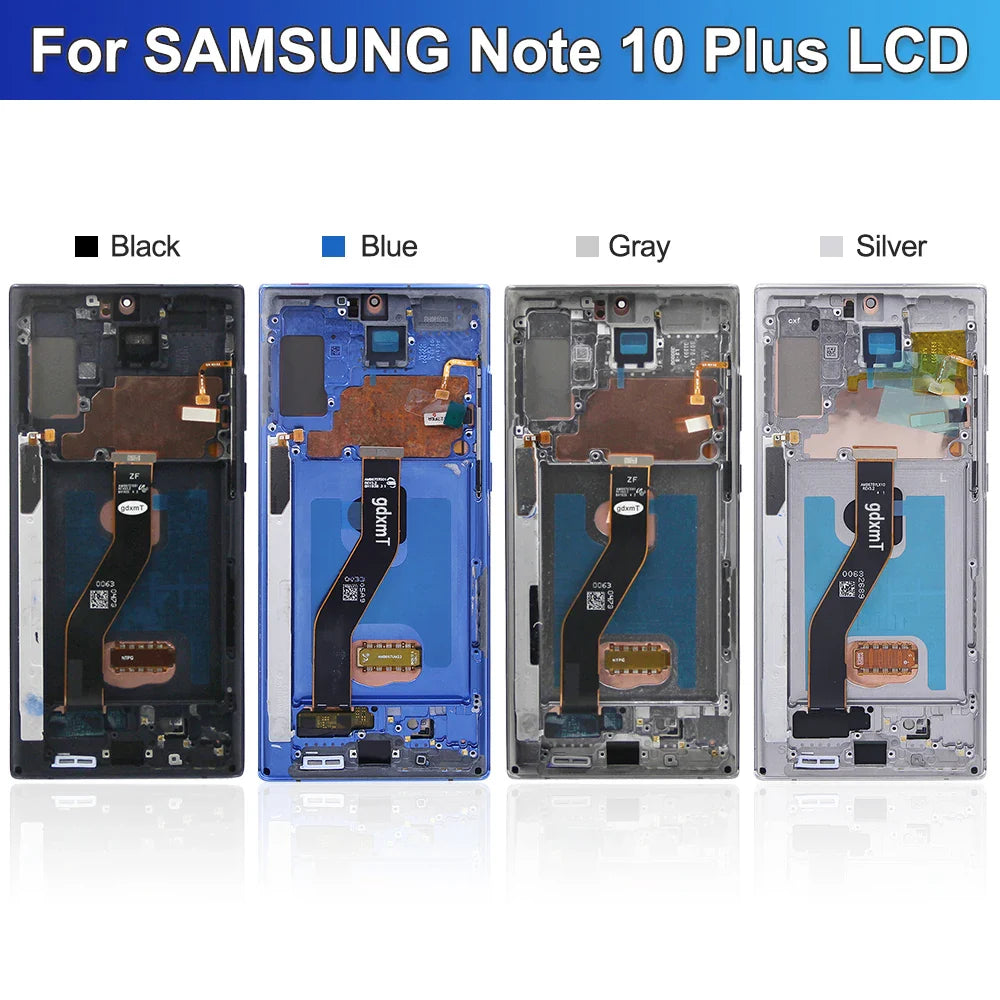 AMOLED Screen for Samsung Galaxy Note10+ N975F N976F Lcd Display Digital Touch Screen with Frame for Note 10 Plus 5G