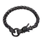 Load image into Gallery viewer, Fashion Stainless Steel Chinese Dragon Bracelet for Men Women Vintage Dragon Design Accessaries Hot Sale Birthday Jewlery Gifts
